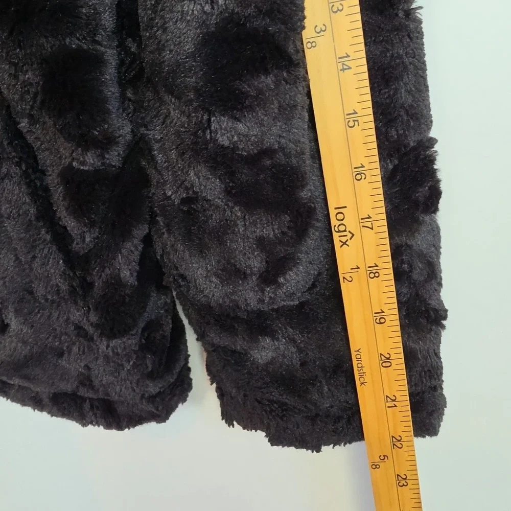 The North Face Reversible Jacket Girl's XL (18) Black, Plush & Smooth Sides